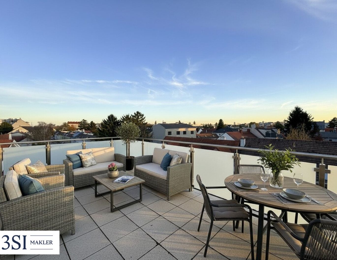 Ihr Rückzugsort über den Dächern Stammersdorfs - 2 Terrassen, Weitblick & Ruhe