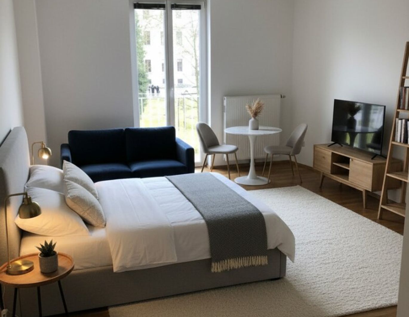 Wohnen am alten Stadtpark in Ried - gemütliche Singlewohnung mit möblierter Küche