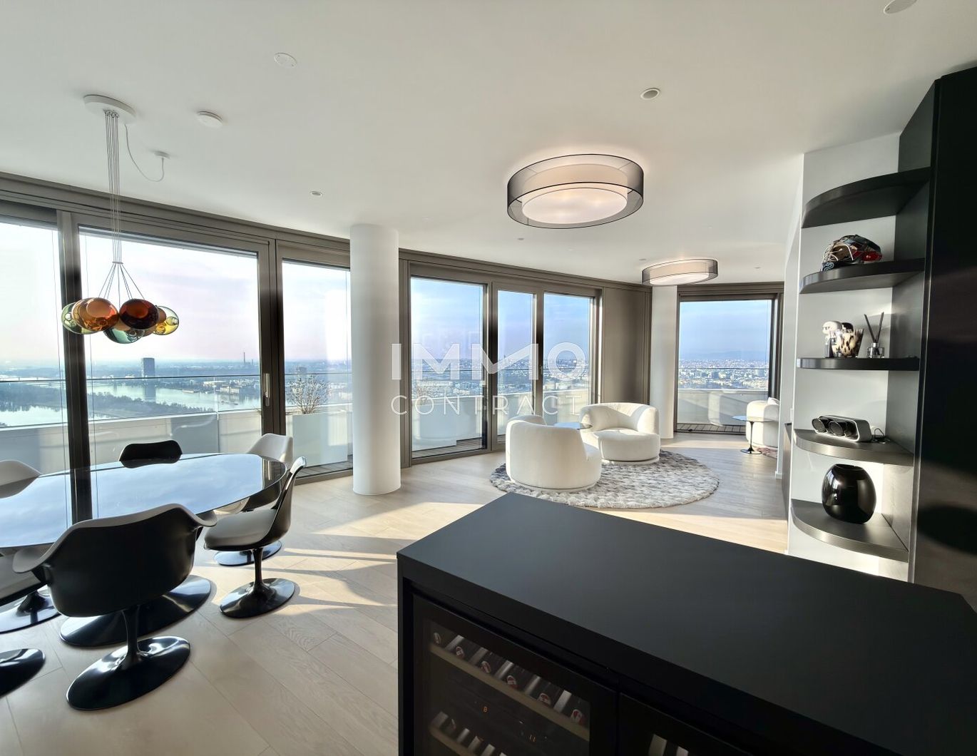 Luxury Residence with breathtaking Skyline Views: DANUBEFLATS Vienna