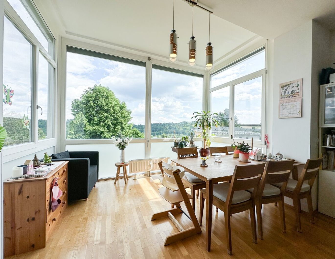Ruhige 3-Zimmer-Wohnung mit Blick ins Grüne & PKW-Stellplatz