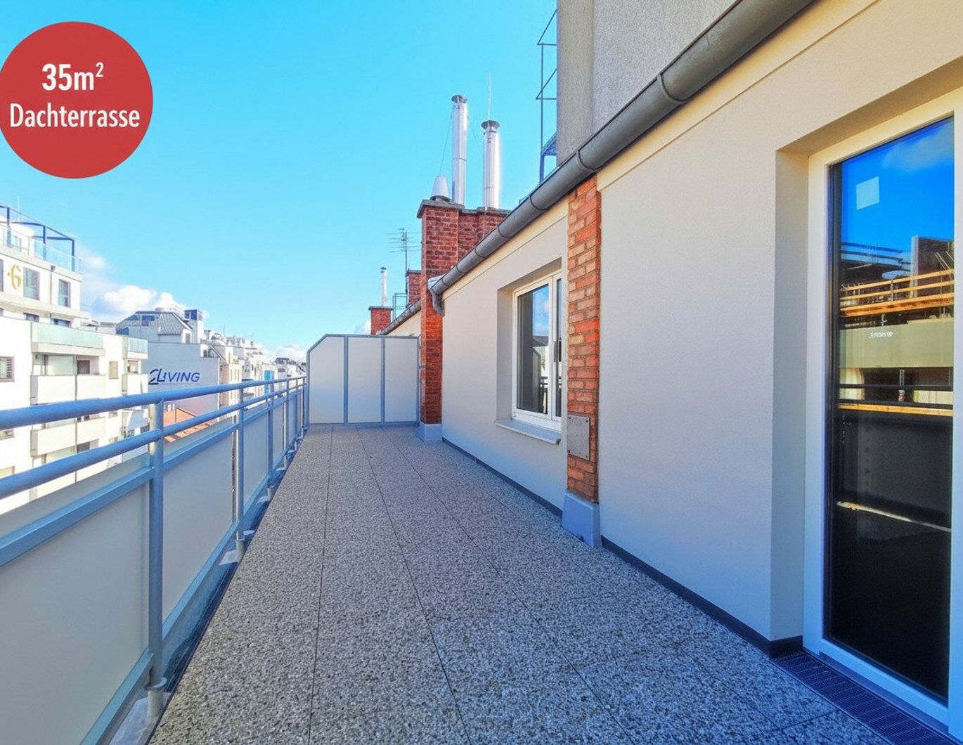 RAUMWUNDER - 3 Zimmer plus 35m² Dachterrasse