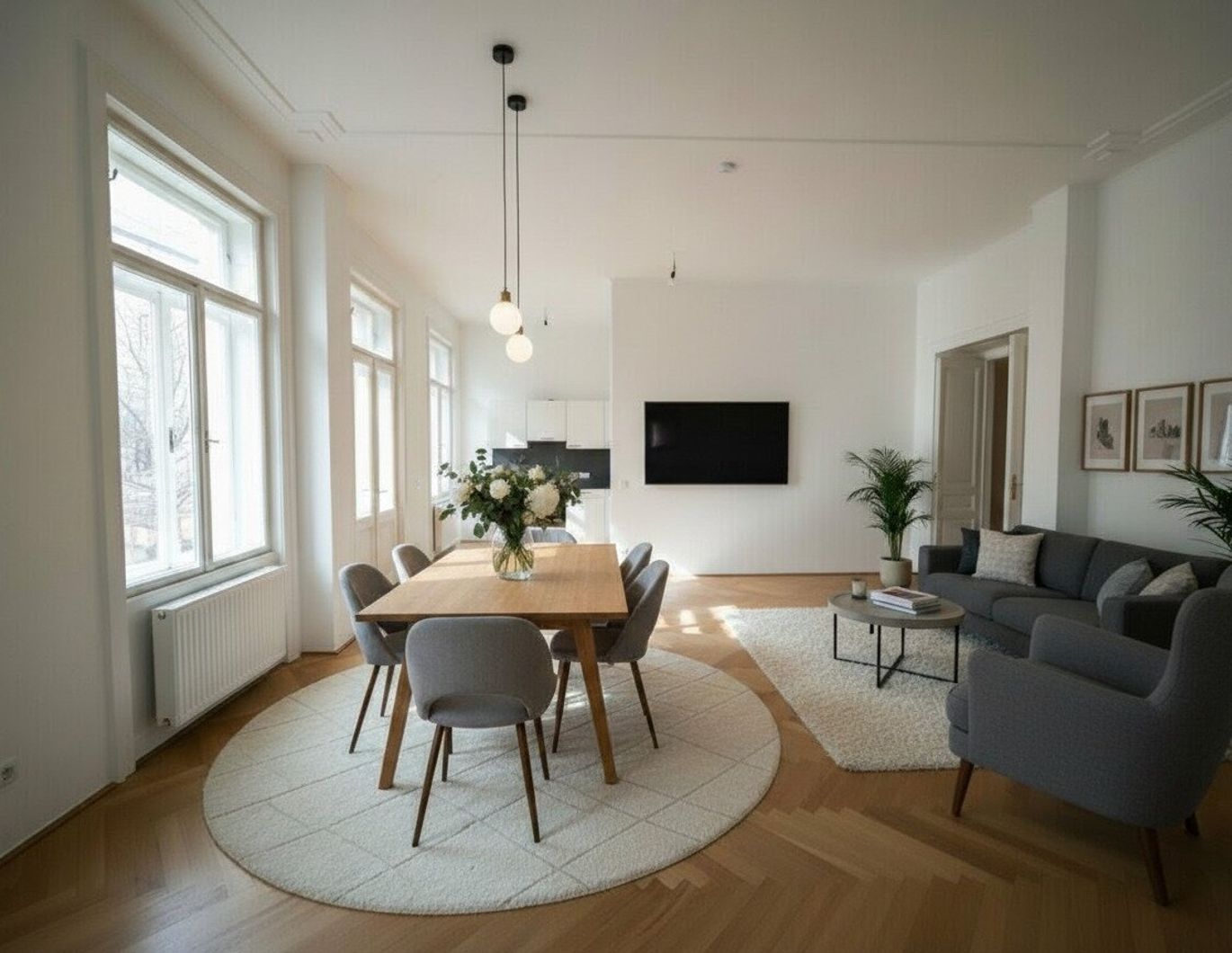 Charmantes, ansprechendes Apartment in zentraler Lage des 8. Bezirks mit zwei kleinen Balkonen