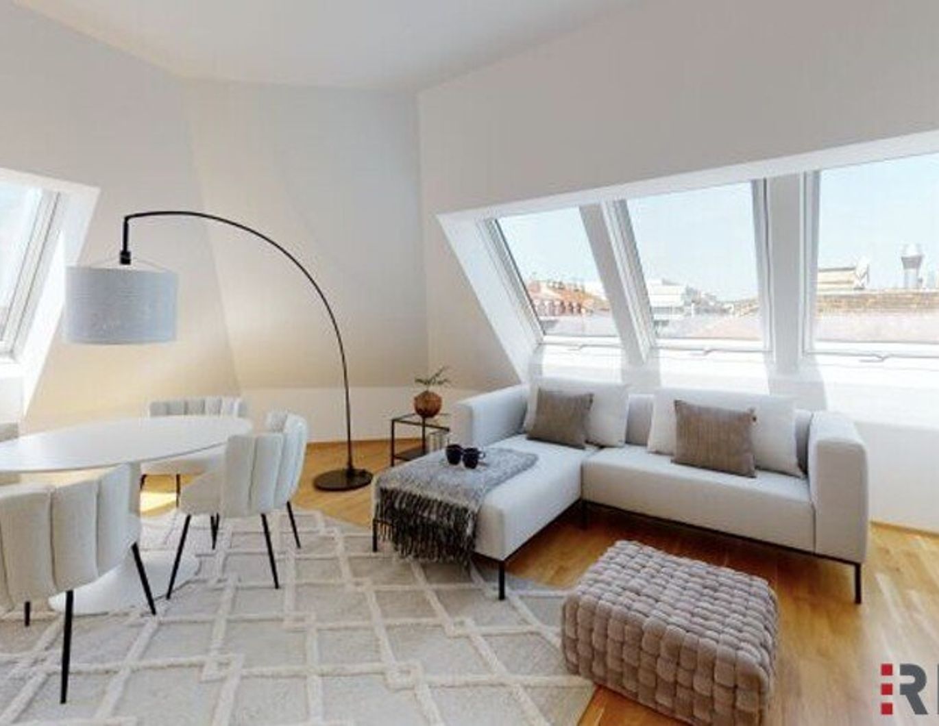 Erstbezug eines Luxus Dachgeschosses mit Fernblick auf Prater auf Stephansdom in der nähe der Donauinsel