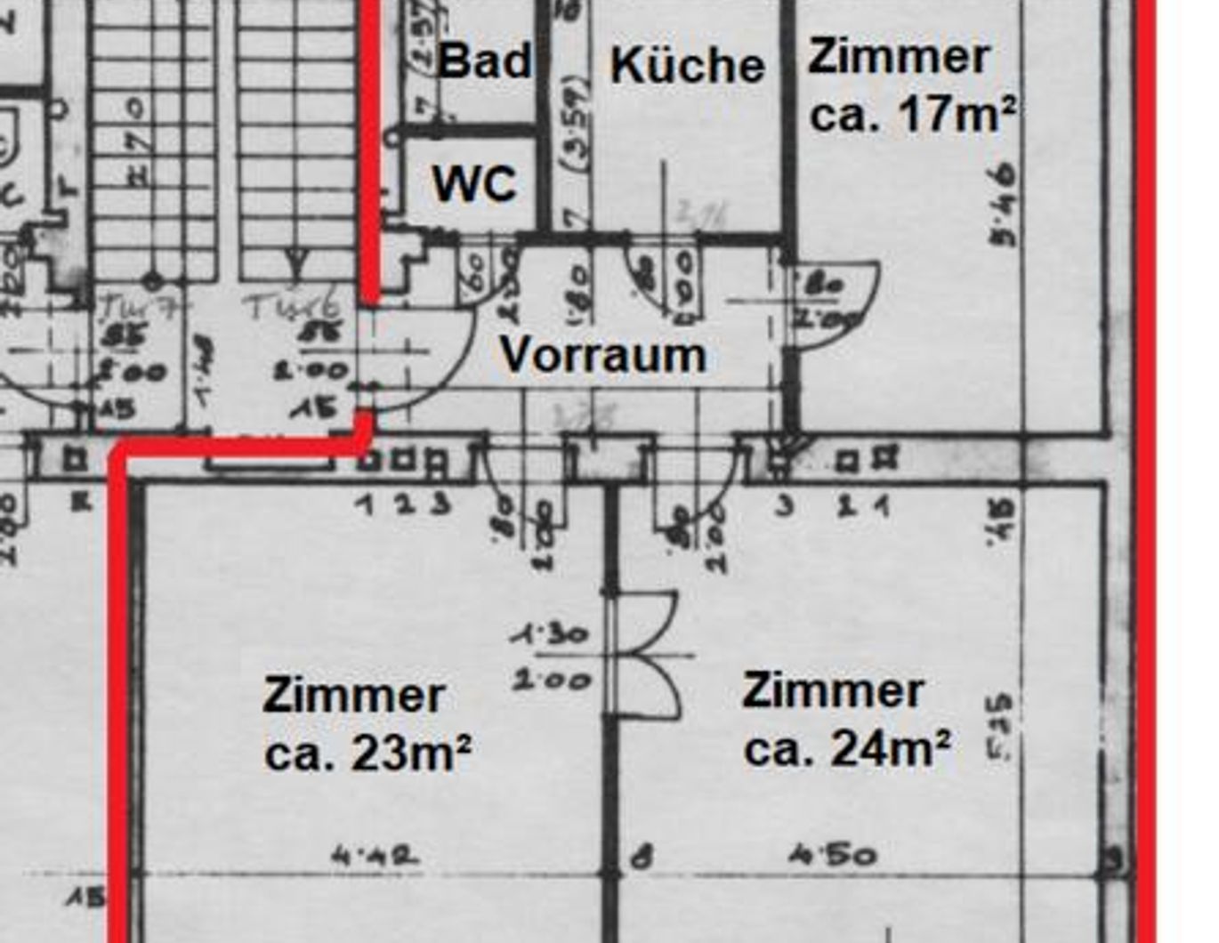 3-Zimmer-Küche-Wohnung nähe U4 Braunschweiggasse