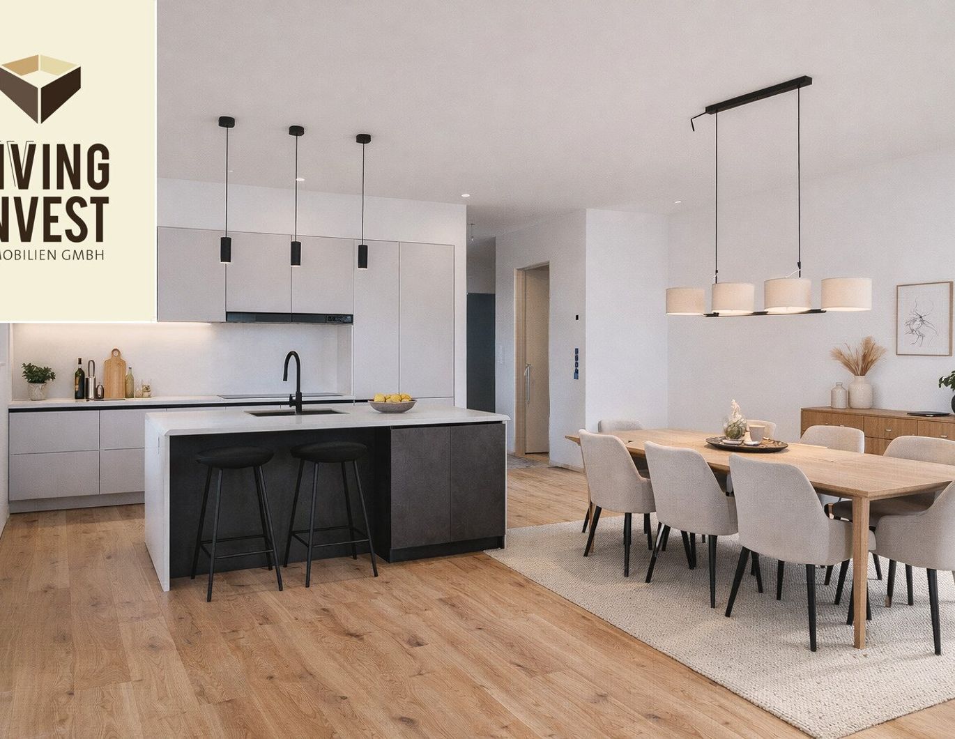 Landliebe in Fischlham | Neubau-Highlight: 3-Zimmer-Eckwohnung mit überdachter Terrasse - Haus 2 TOP 1