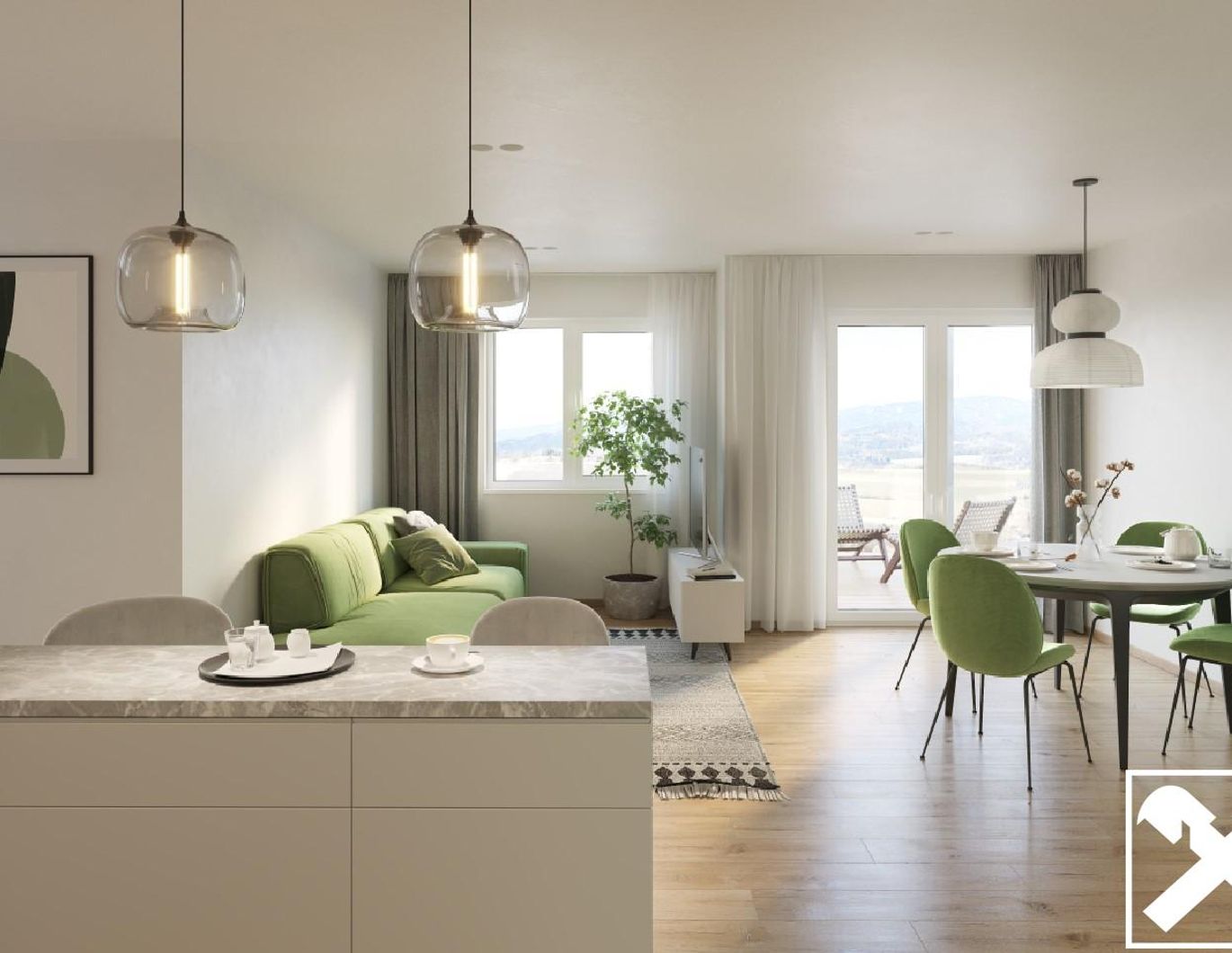 Exklusiver Neubau in Schiefling- inklusive Carport und hochwertiger Küche