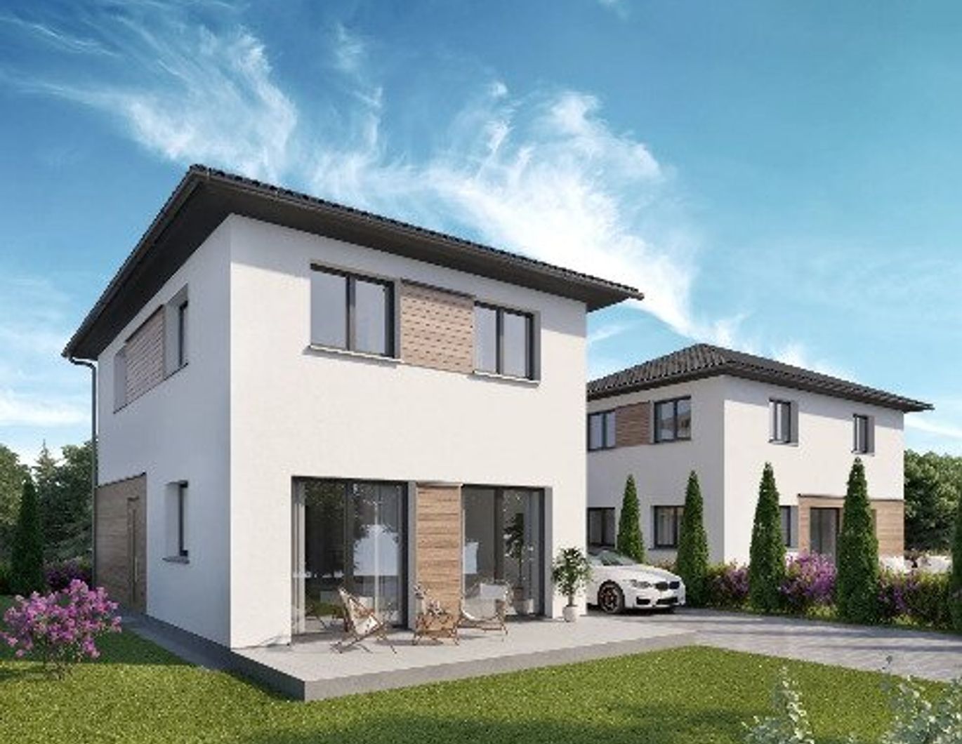 Projekt Mahd, Fußach - Neubau Eckreihenhaus