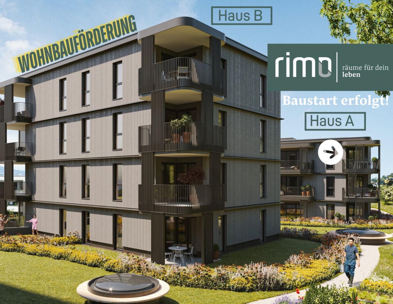 2-Zimmer-Dachgeschosswohnung in Götzis - Top A7