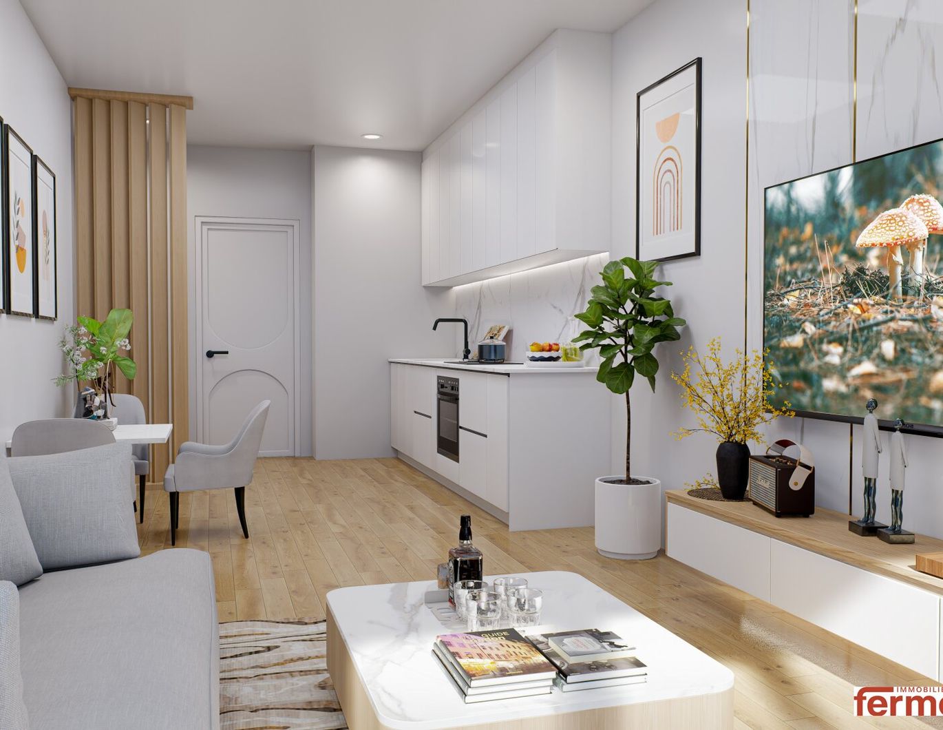 Moderne 2-Zimmer-Wohnung mit Balkon in der Donau Perle - 1210 Wien