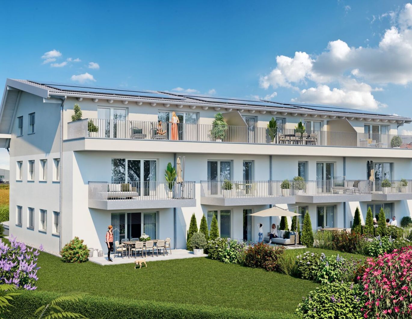 Dachterrassen-Wohnung mit 4-Zimmern im idyllischen und leistbaren Bürmoos!
