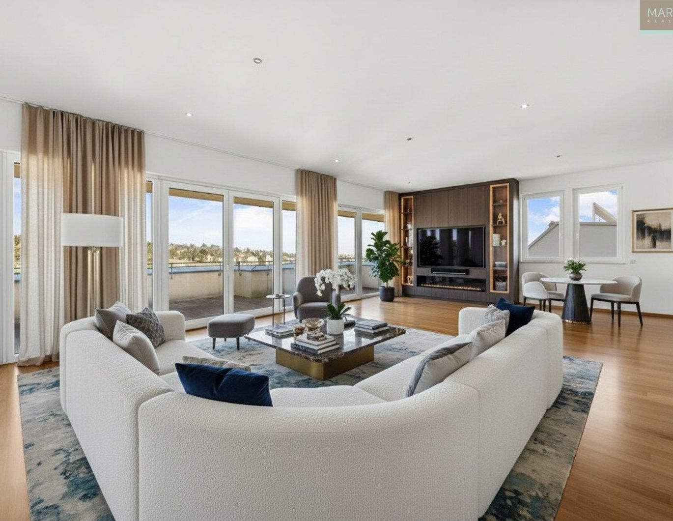 Luxuspenthouse mit riesiger Terrasse und Traumblick in Bestlage/Döbling