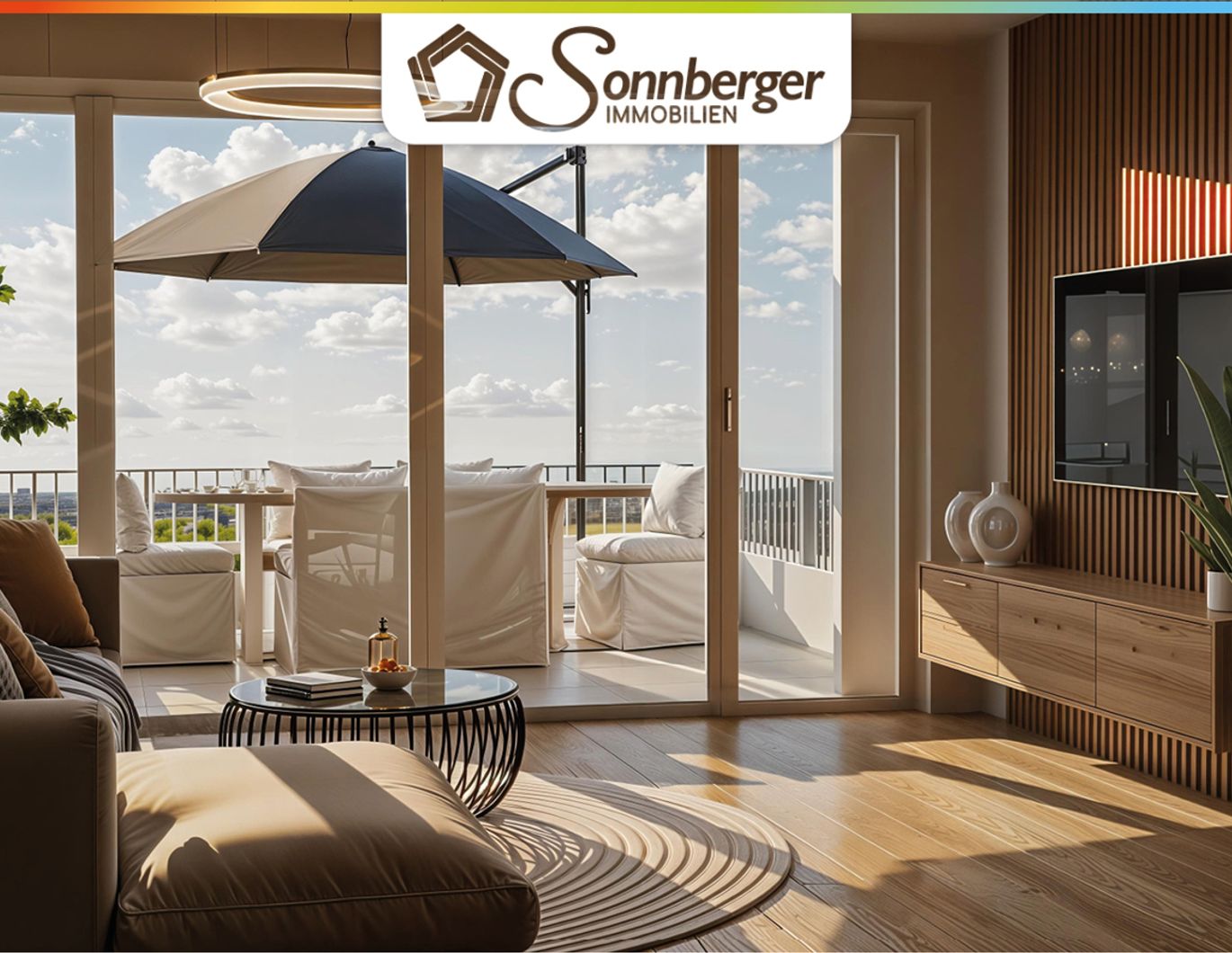 PANORAMAVILLA - barrierefreies Penthouse mit 50 m2 Sonnenterrasse & Weitblick