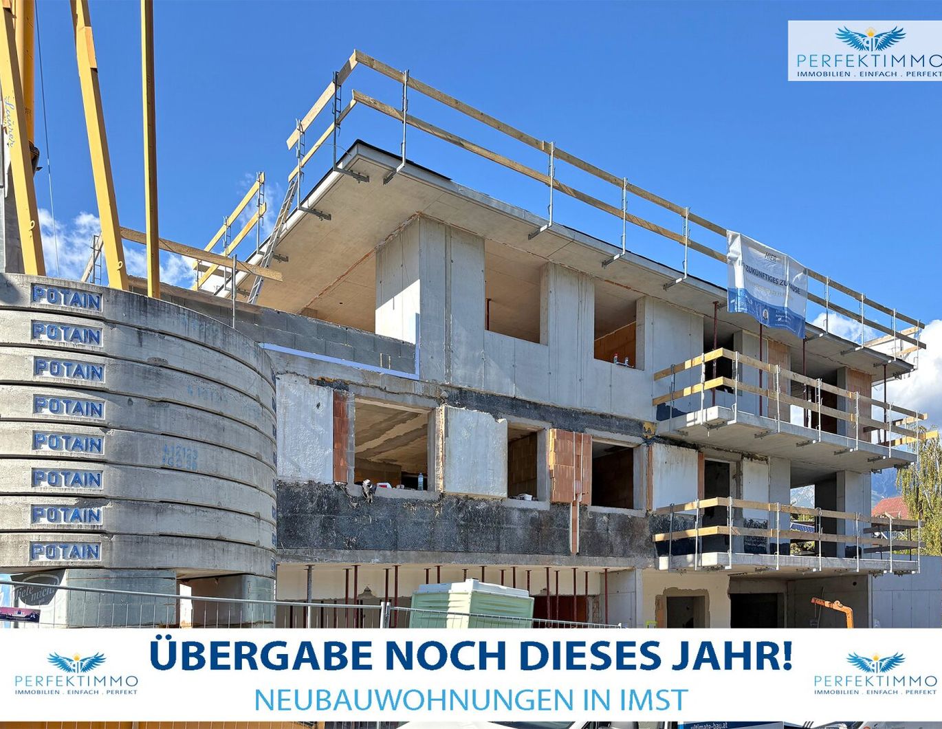 Neubauprojekt: Moderne 2-Zimmer-Wohnung Top 2 mit Balkon in bester Lage von Imst
