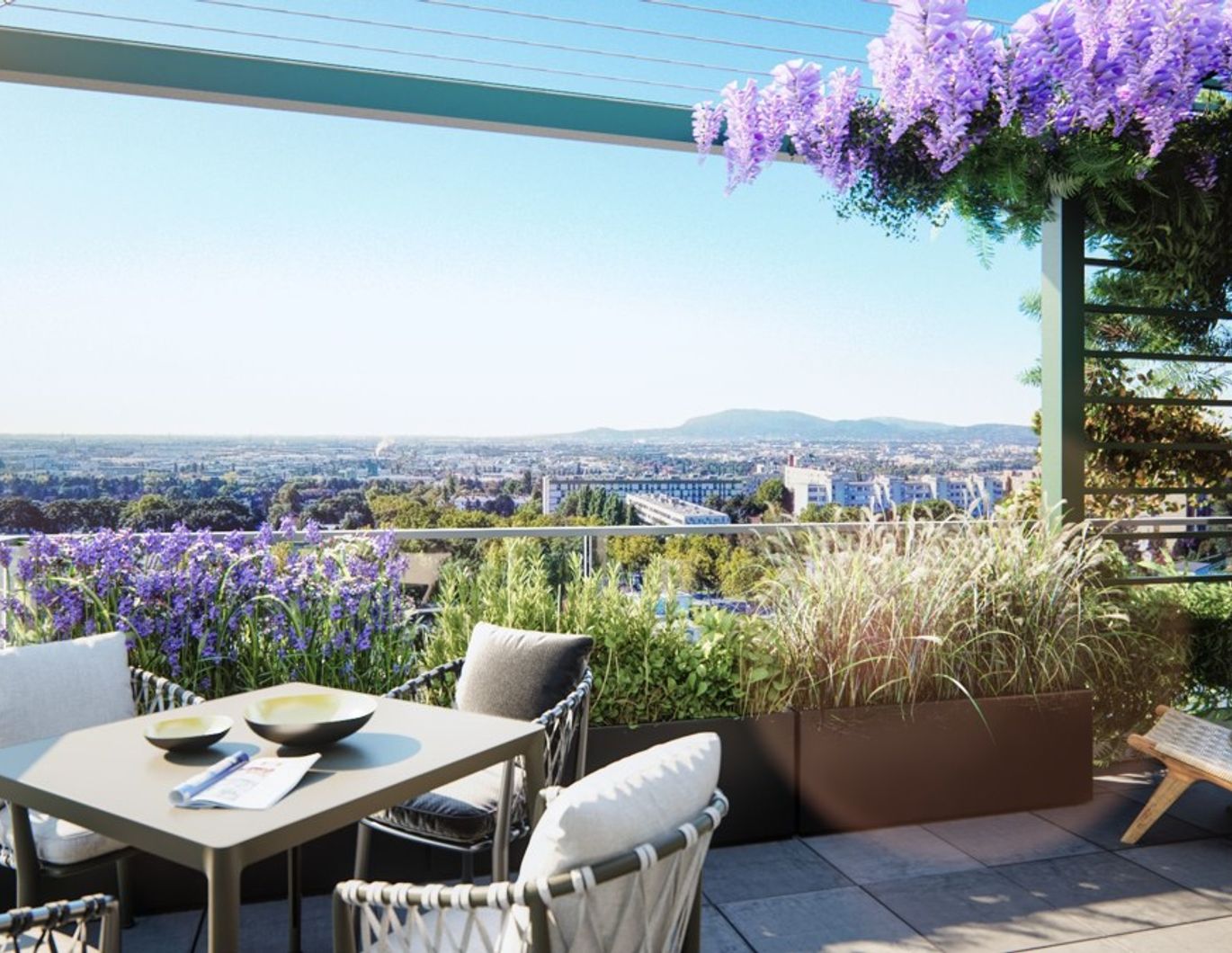 Um diesen Ausblick wird man Sie beneiden! Provisionsfreie und luxuriöse Balkonwohnung in Grünruhelage