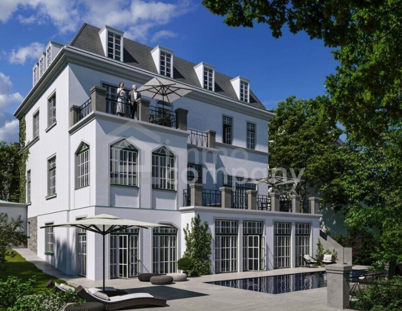 Sanierungsbedürftiges Villenprojekt im Gersthofer Cottage
