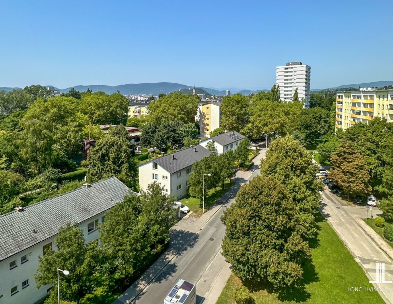 Toplage in St. Peter: Wohnung im 7. Stock mit Fernblick!