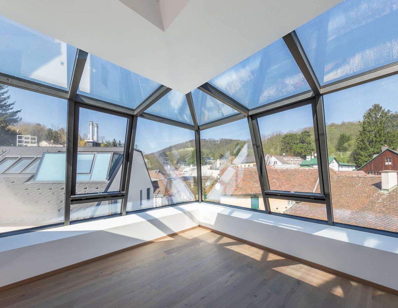 Erleben Sie die Sieveringer Weinberge von Ihrer Wohnung aus - inkl. Dachterrasse