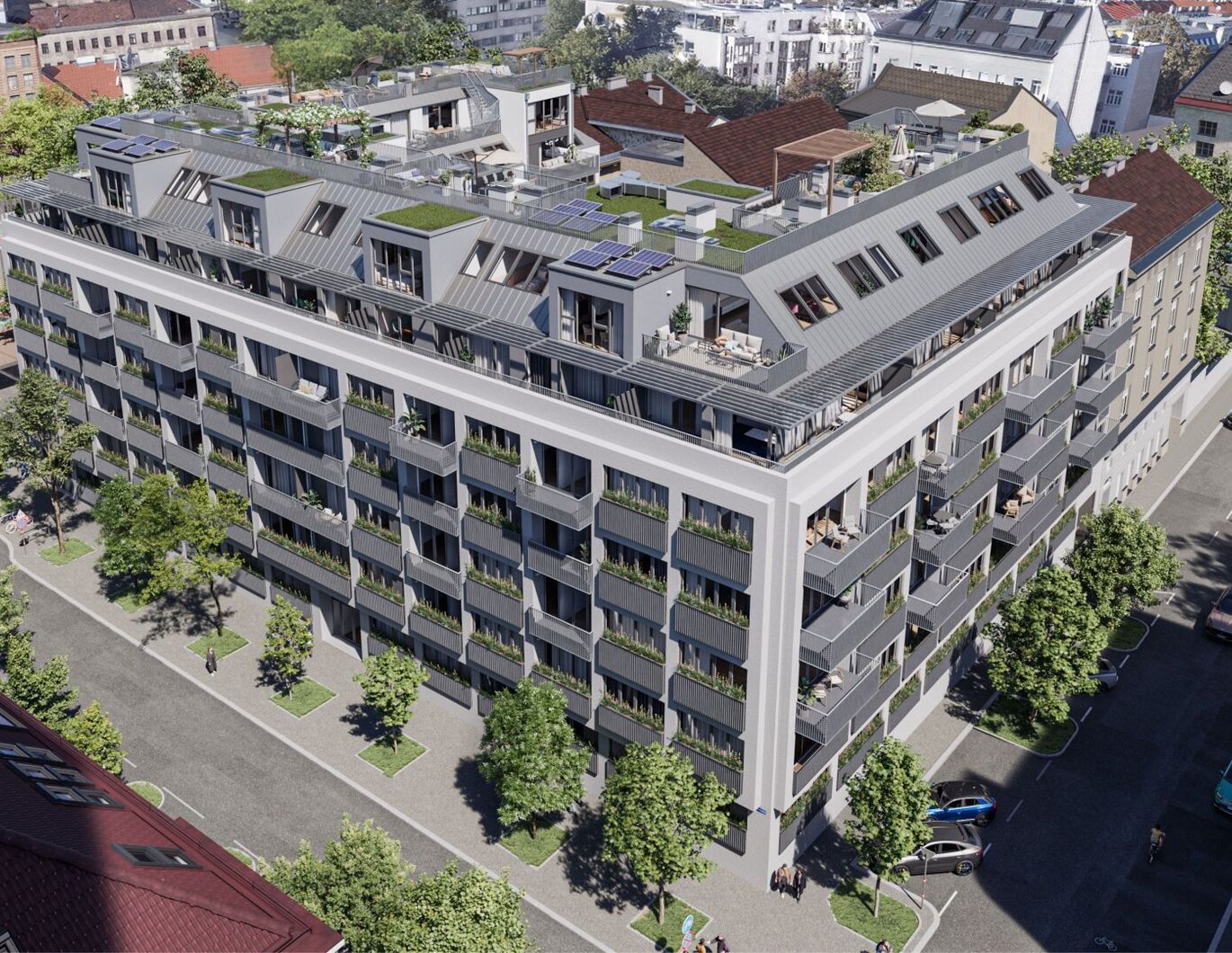 THE ARIK - Aufblühen auf der Parkseite - 3 Zimmer mit Balkon