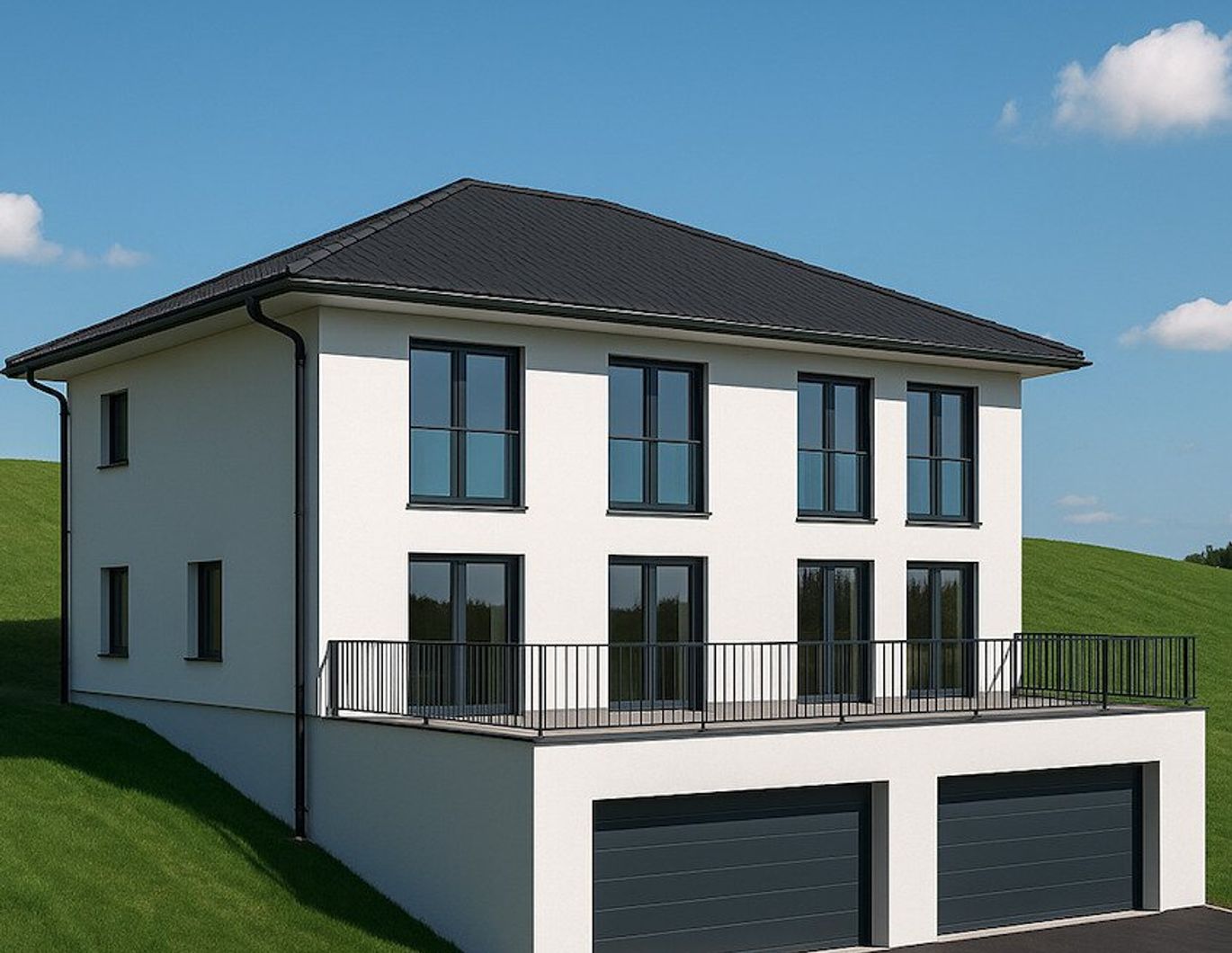 Moderne Doppelhaushälfte in Zwischenwasser: Ihr Traumhaus mit Garten und Terrasse!