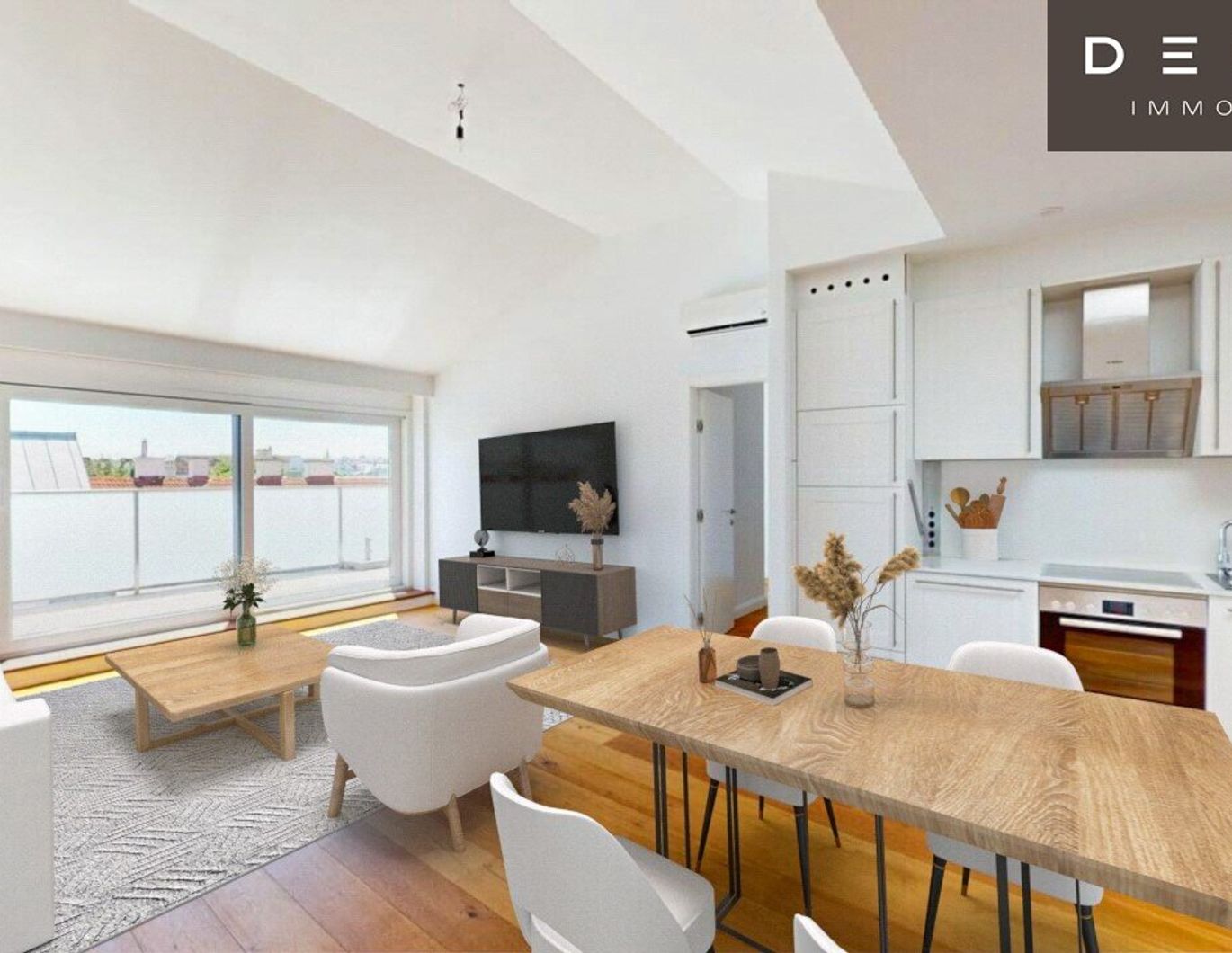 3 ZIMMER | STYLISCHE DACHGESCHOSSWOHNUNG | HERRLICHE TERRASSE | WEITBLICK | KLIMATISIERT
