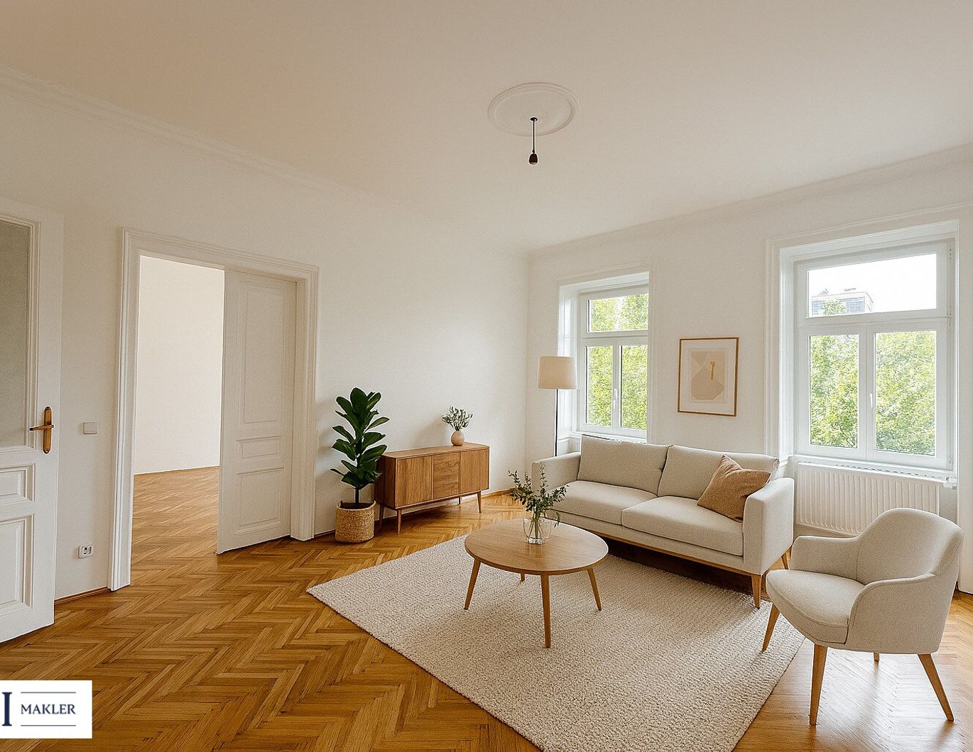 3-Zimmer Altbauklassiker direkt beim Donaukanal