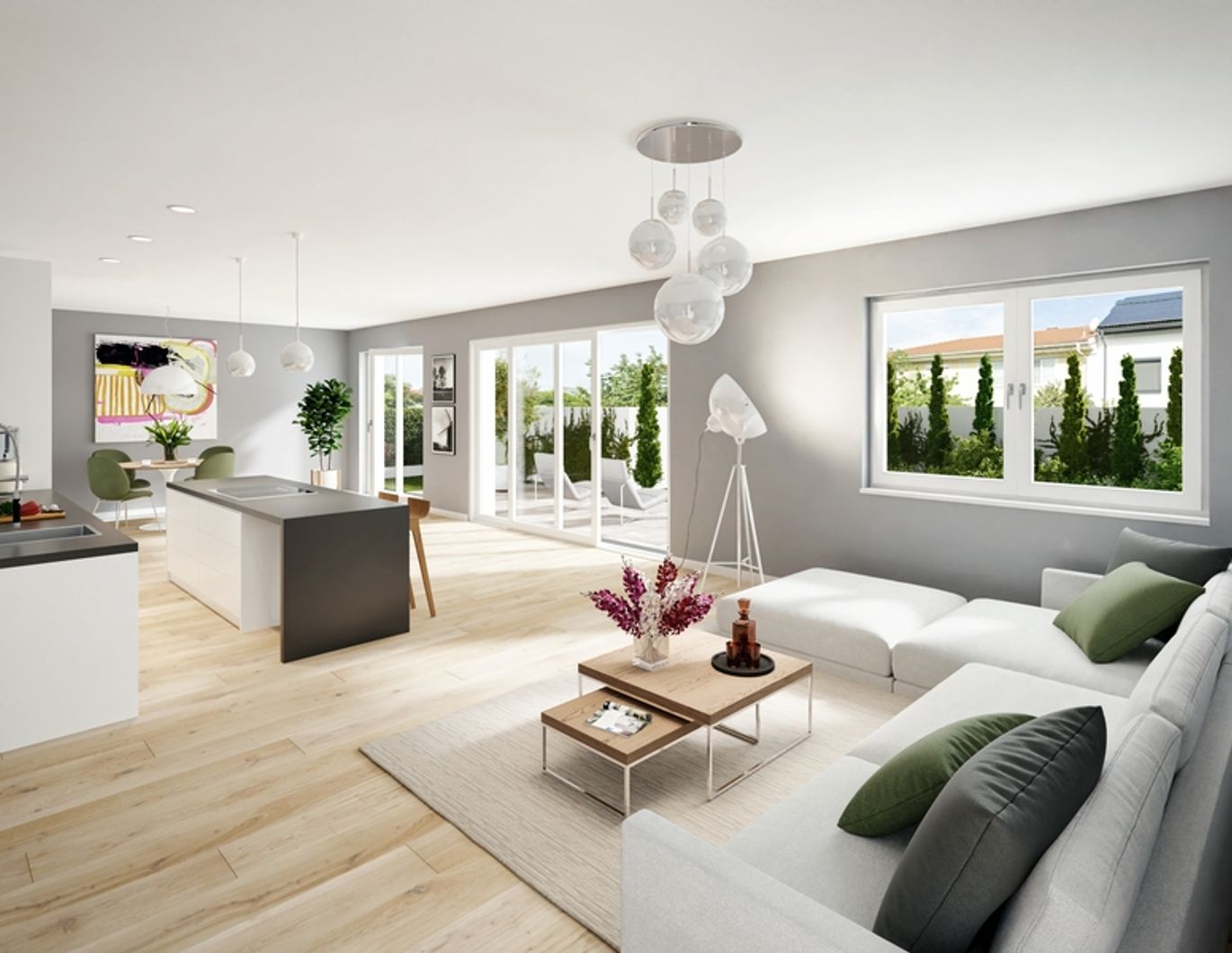 Viel Platz für ganz viel Familie. Großzügige 5-Zimmer Gartenwohnung in bester Lage. 200m von der oberen Alten Donau