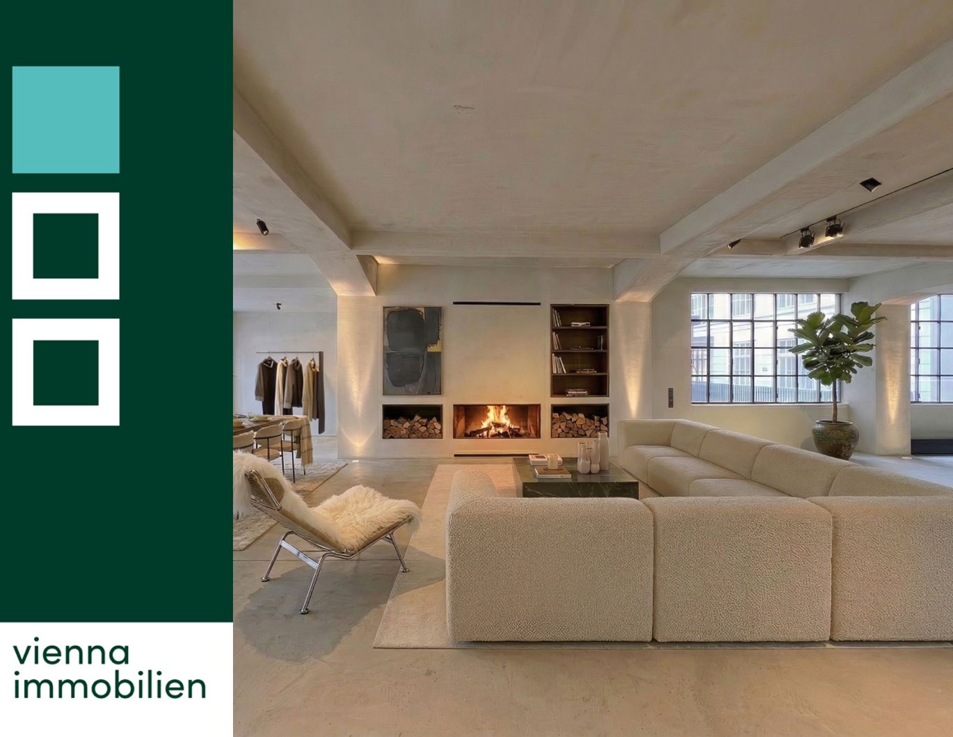 Exklusives Designer-Loft mit Sauna & Kamin