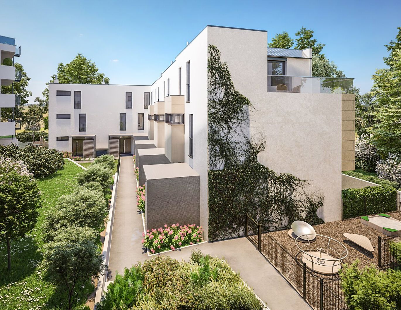 Erstbezug! Leistbares Neubau-Reihenhaus mit Terrasse, Dachterrasse & kleinem Garten (auch für Anleger)