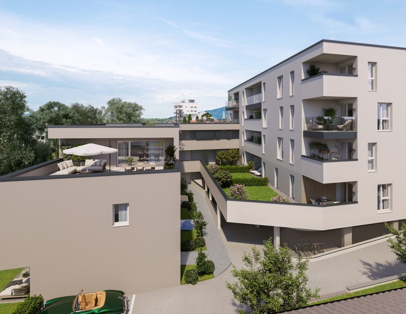 PROVISIONSFREI - NEUBAU 2 Zimmer Wohnung in Salzburg Stadt Alt - Liefering mit Terrasse, Garten, Tiefgarage und Lift! VOLLE WOHNBAUFÖRDERUNG