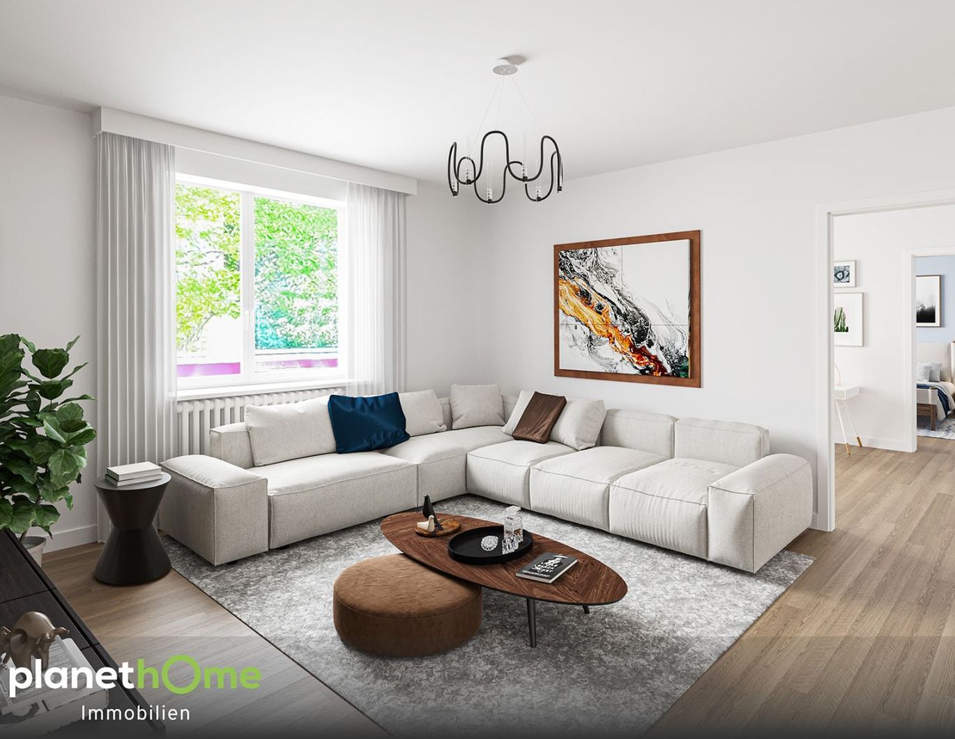 Cottage-Feeling: 3-Zimmer-Wohnung mit Balkon beim Währinger Park