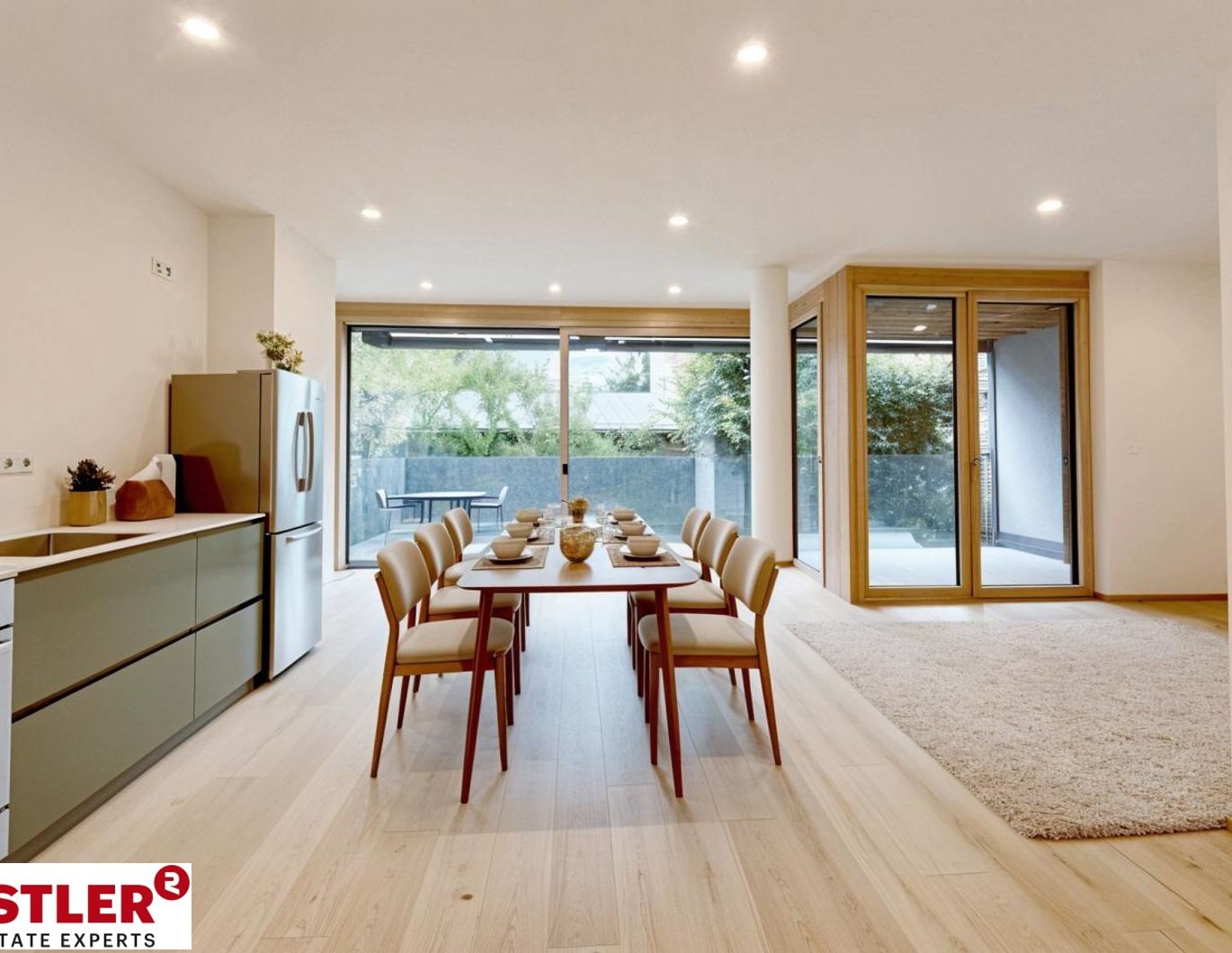 Wohnen im Grünen! Stilvolle 3-Zimmer-Wohnung mit Loggia