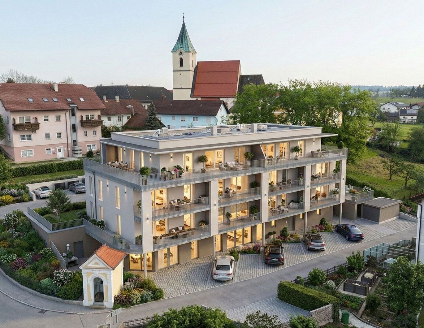 Stilvolle 4-Zimmer-Gartenwohnung mit großzügigem Eigengarten - Hofkirchen im Traunkreis | Neubau | TOP 06 | Jetzt provisionsfrei sichern