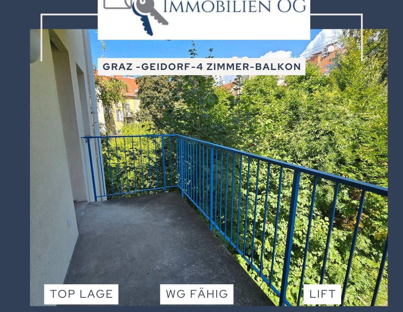 Graz - Geidorf - Univiertel - großzügige 4 Zimmerwohnung - WG geeignet - provisionsfrei - Balkon