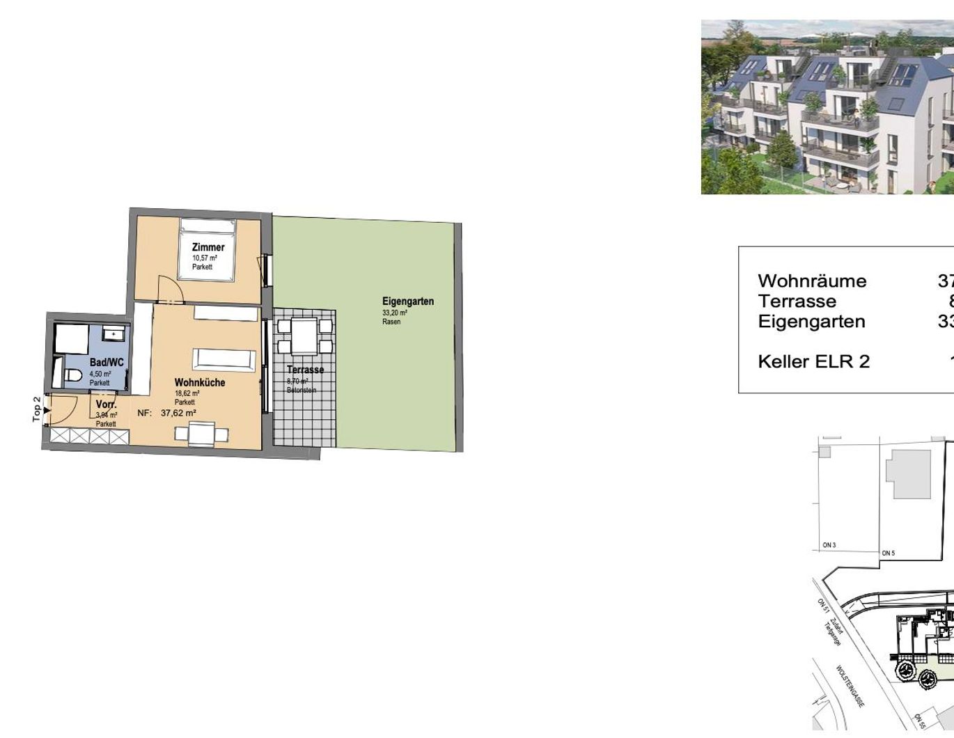 Neues Wohnbauprojekt nähe Schwarzlackenau & Donauinsel I Tiefgarage & effiziente Wärmetechnik I Fußbodenheizung & Kühlung