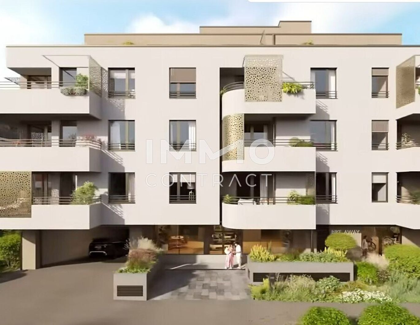 Grünruhelage! Westseitige Balkonwohnung in nachhaltigem Neubau ohne Provision