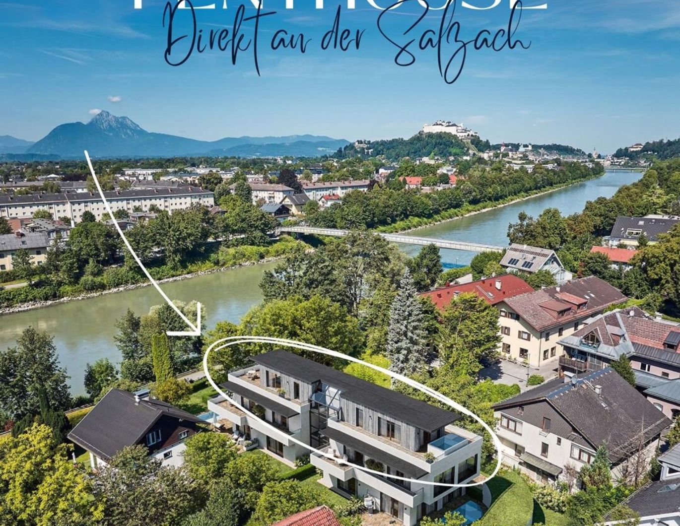 W5: Fürstenblick - Luxusresidenz an der Salzach - Penthouse