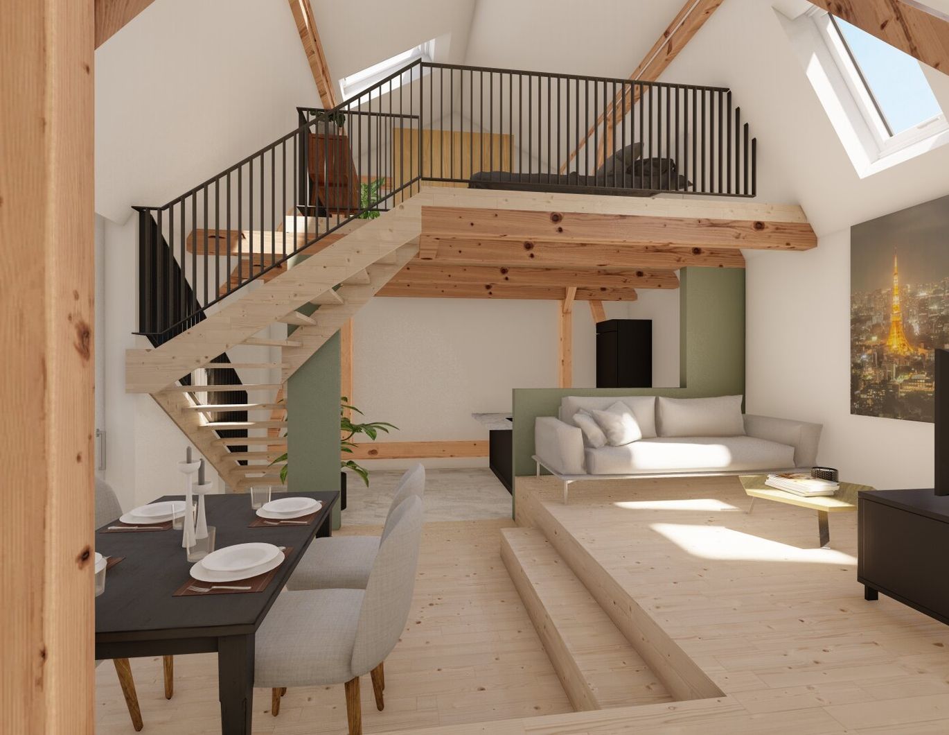 Projekt GOETHE20 - 6 Altbauwohnungen und 3 Loftwohnungen in der historischen Stadtvilla Wels/Zentrum