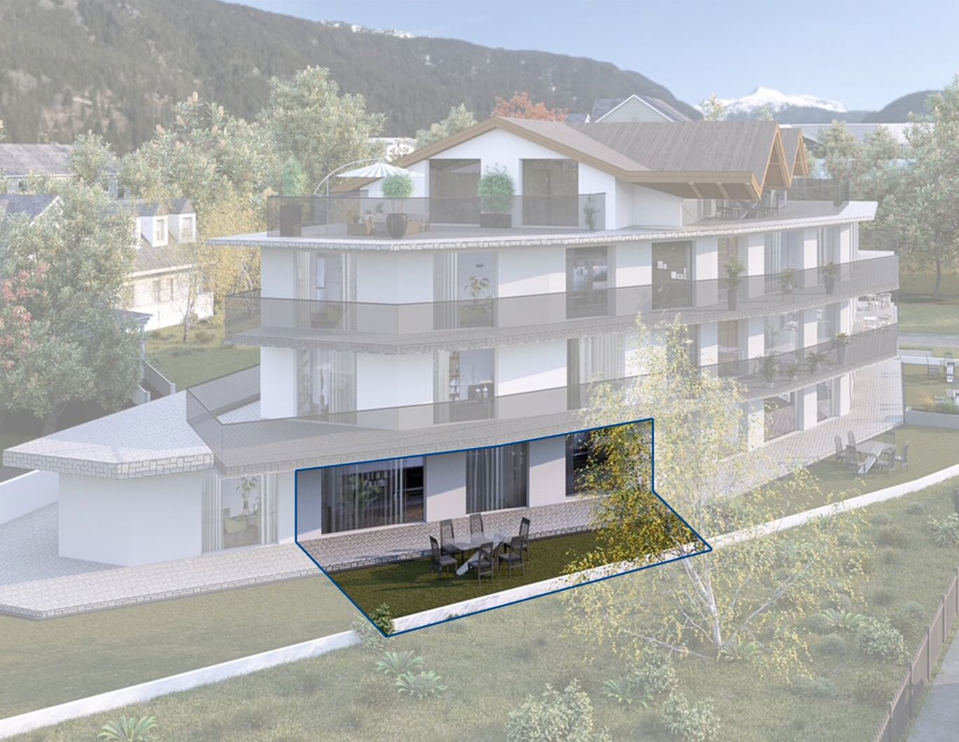 Top 05: Exklusive 3-Zimmer-Neubauwohnung mit Südwestterrasse und Garten
