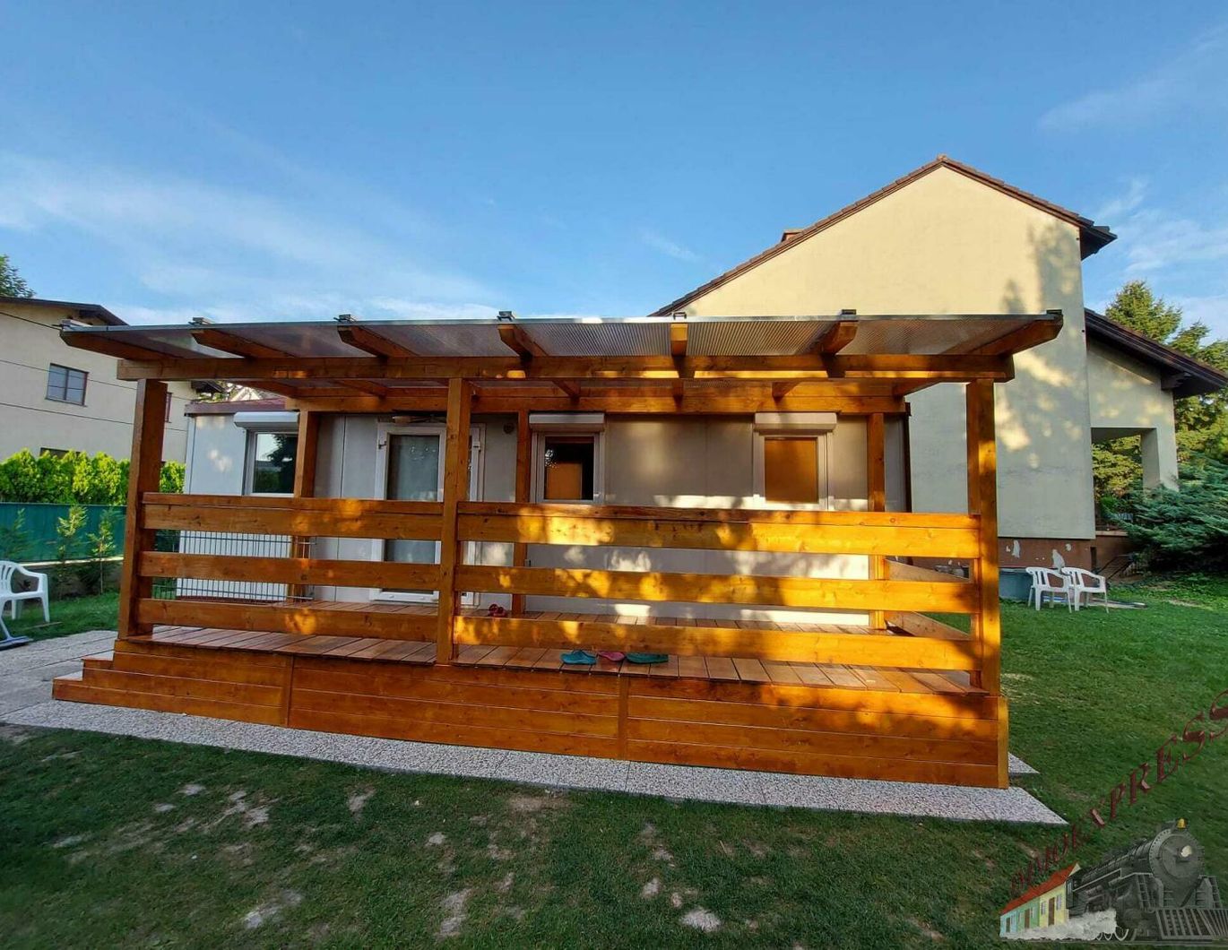 Stammersdorf-provisionsfreie Miete eines 25m² mobilen Wohnheim mit 750m² Grundstück