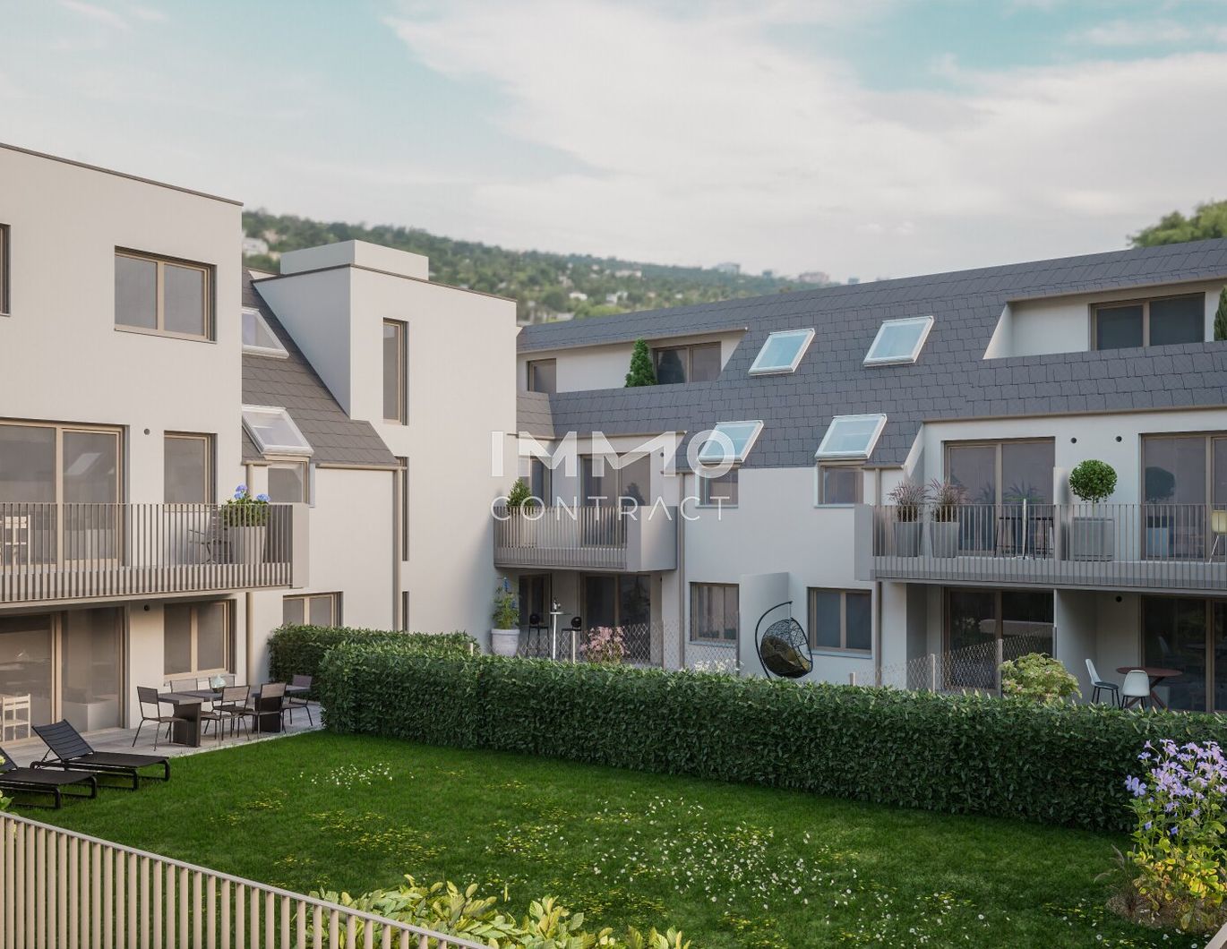 Einzigartige Gartenwohnung im 1. Liftstock! Genialer Wohnraum mit viel Grün