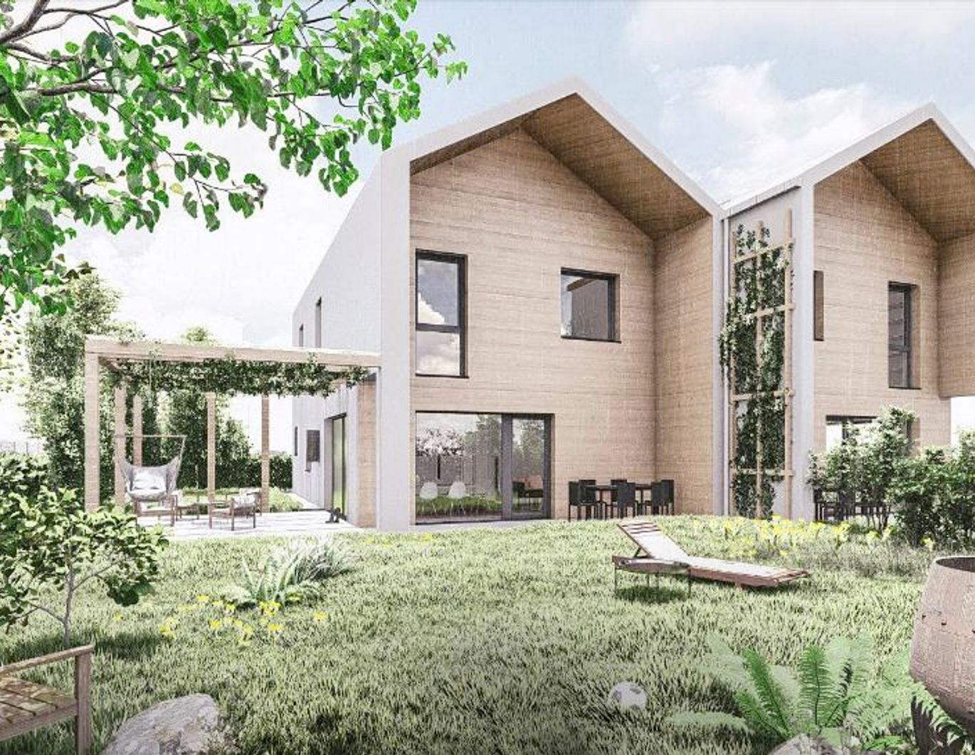 ca. 350m² großer Garten I Energiesparend durch Photovoltaik und Luftwärmepumpe I 2 KFZ Stellplätze