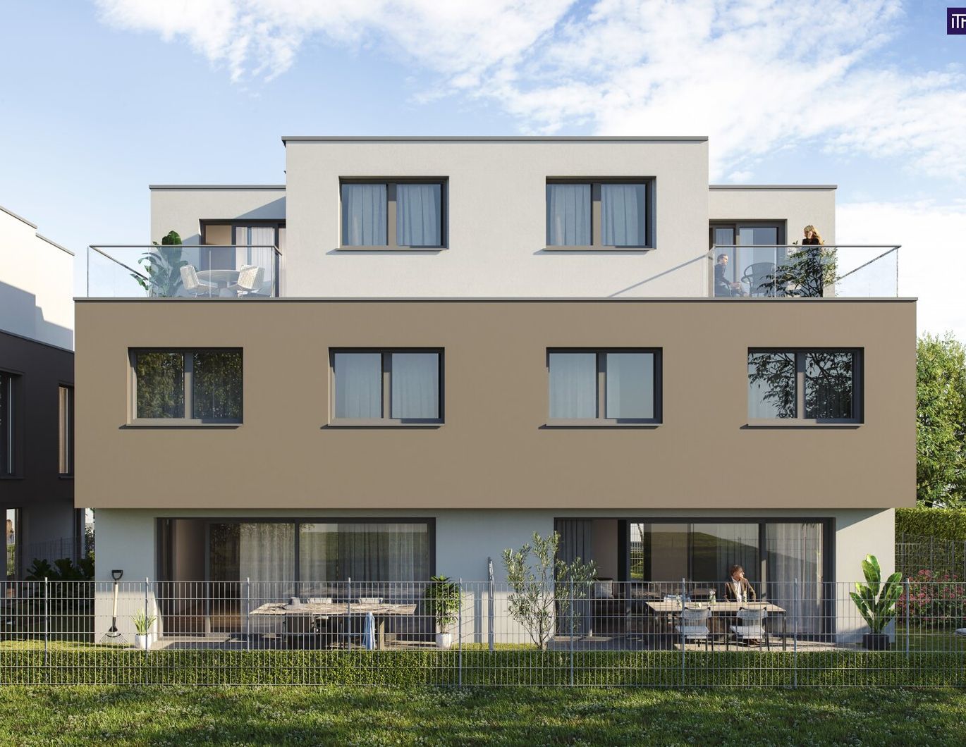 Baustart ist bereits erfolgt!!!! Design meets Nature: Neubau-Duo für exklusives Wohnen in Wien! Erstbezug! Deckenkühlung! Luft/Wasser-Wärmepumpe!