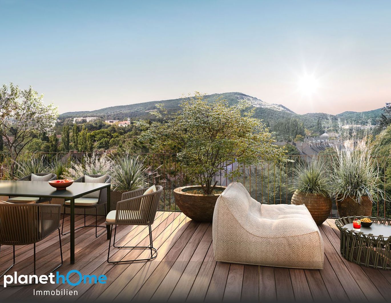 4-Zimmer-Dachwohnung mit zwei Terrassen und Weitblick - Zwischen Himmel und Weinbergen