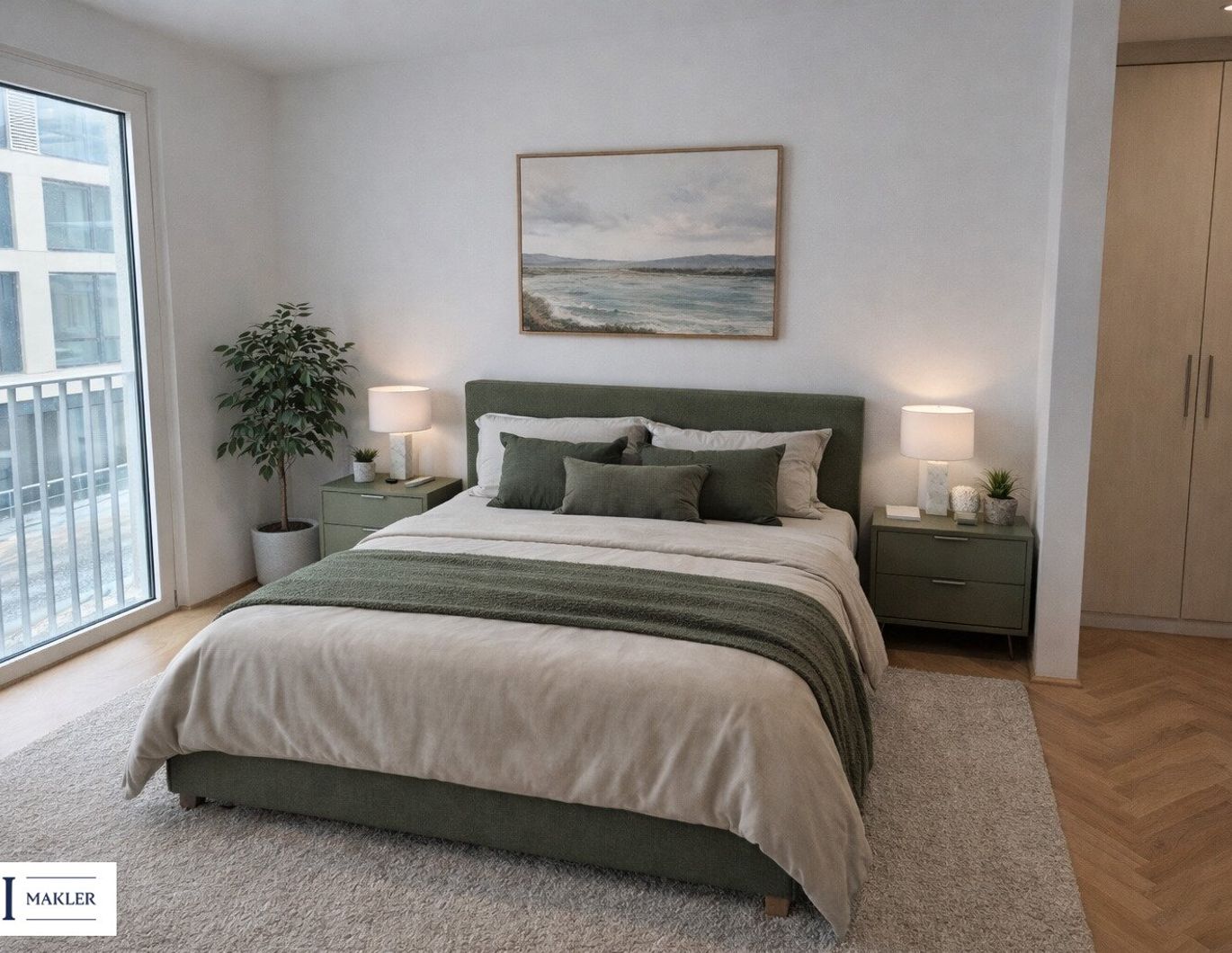 Gemütlich & modern: 2 Zimmer mit Balkon