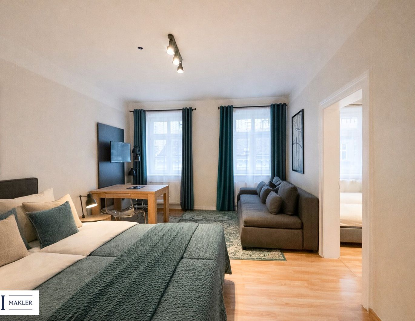 Charmantes Altbau-Apartment, möbliert, sofort bezugsbereit