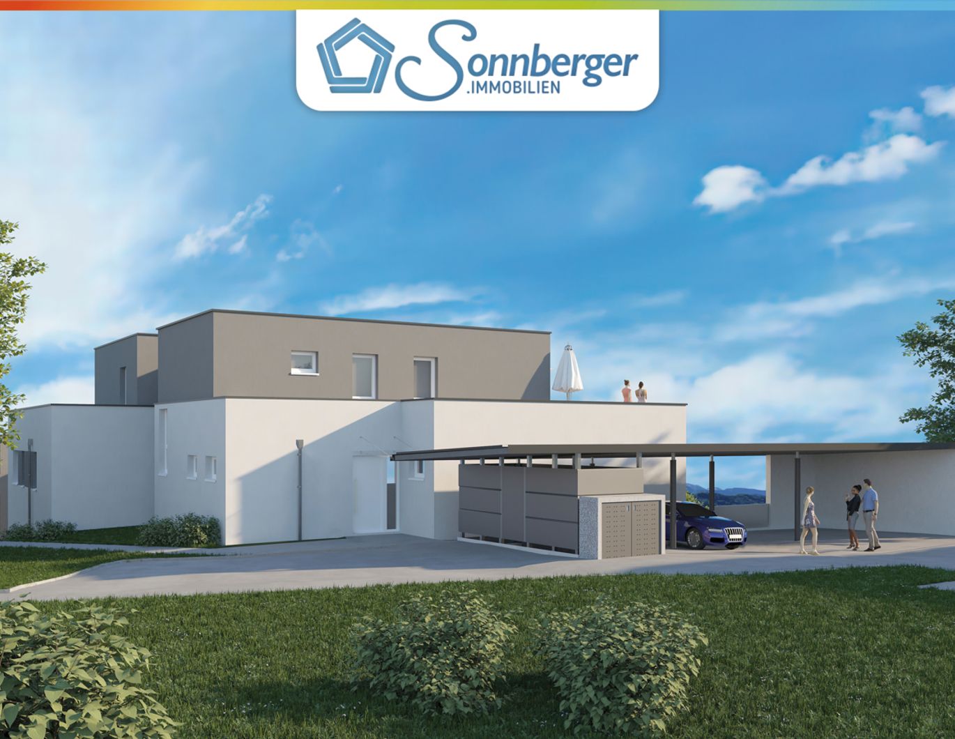 WOHNEN HOCH 2 - Penthouse mit Terrasse und Carport in Steyr