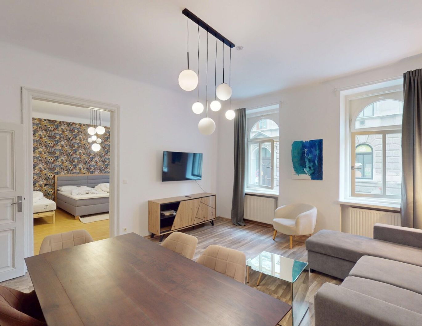 Nähe U4 I 2 Zimmer I Komplett möbliert