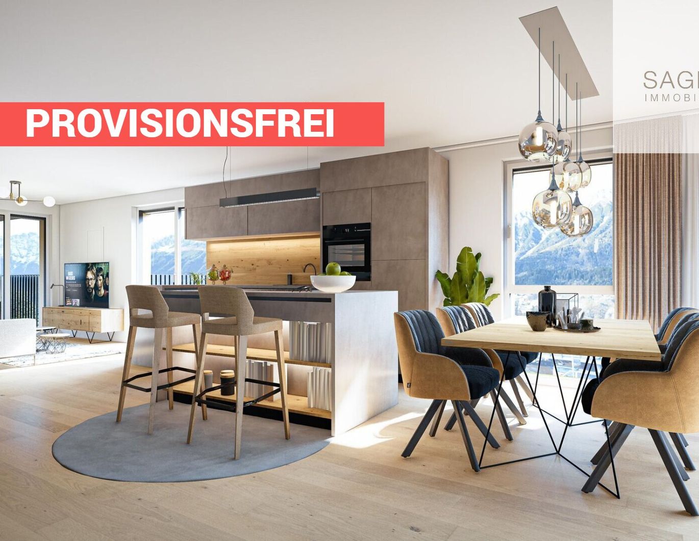 INNSBRUCK: NEUBAU-3-Zimmer-Dachgeschoss-Wohnung mit 2 Terrassen und 1 Balkon ab sofort provisionsfrei zu kaufen