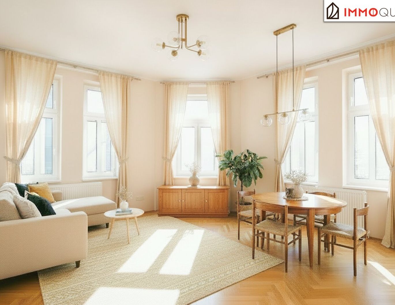 Wiener Wohnstil mit Leichtigkeit - Sonnige 2-Zimmer-Wohnung mit Fischgrätparkett & stilvoller Raumaufteilung