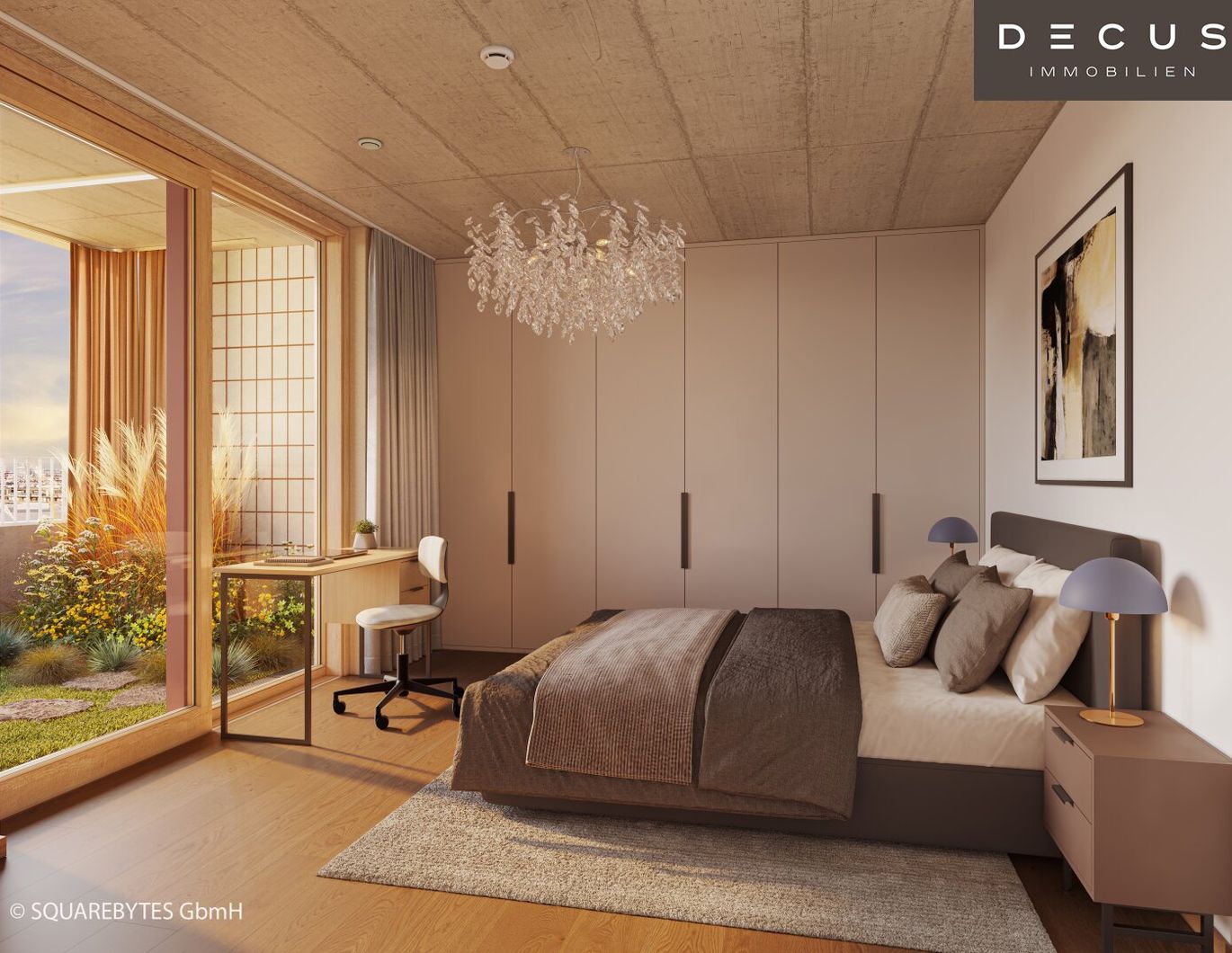 10. ETAGE | GROSSER BALKON MIT AUSBLICK | 2 ZIMMER| UNIKAT FÜR FREIGEISTER | EIGENNUTZER | BF 14B | VILLAGE IM DRITTEN | FERTIGSTELLUNG 2027